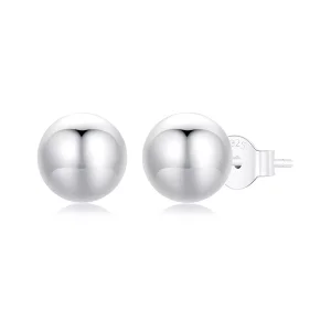 (resim) PANDORA Stil Küçük Top Şekilli Küpe - SCE1725-S