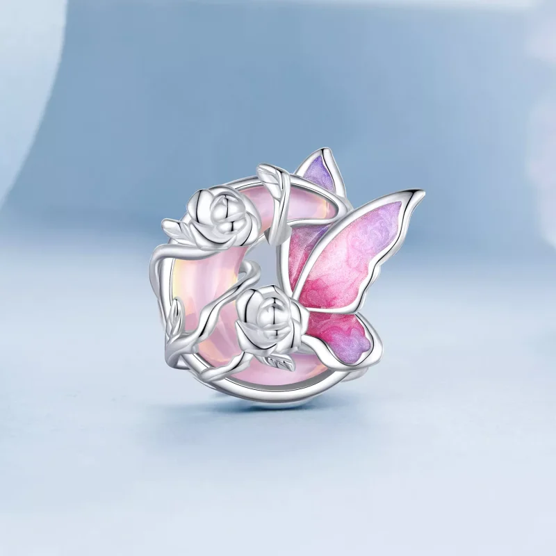 (resim) PANDORA Stil Neon Ayışığı Kelebek Charm - BSC968 - Görüntüle 2