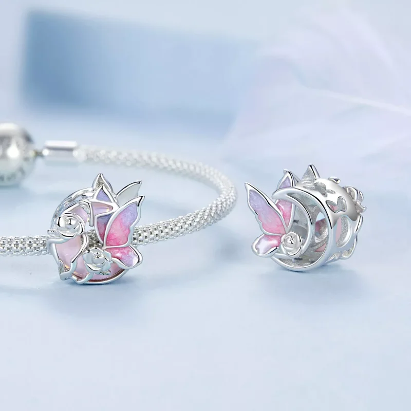 (resim) PANDORA Stil Neon Ayışığı Kelebek Charm - BSC968 - Görüntüle 4