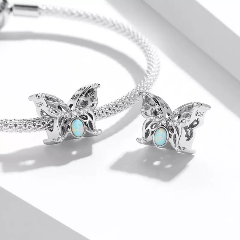 (resim) PANDORA Stil Opal Kelebek Charm - BSC558 - Görüntüle 4