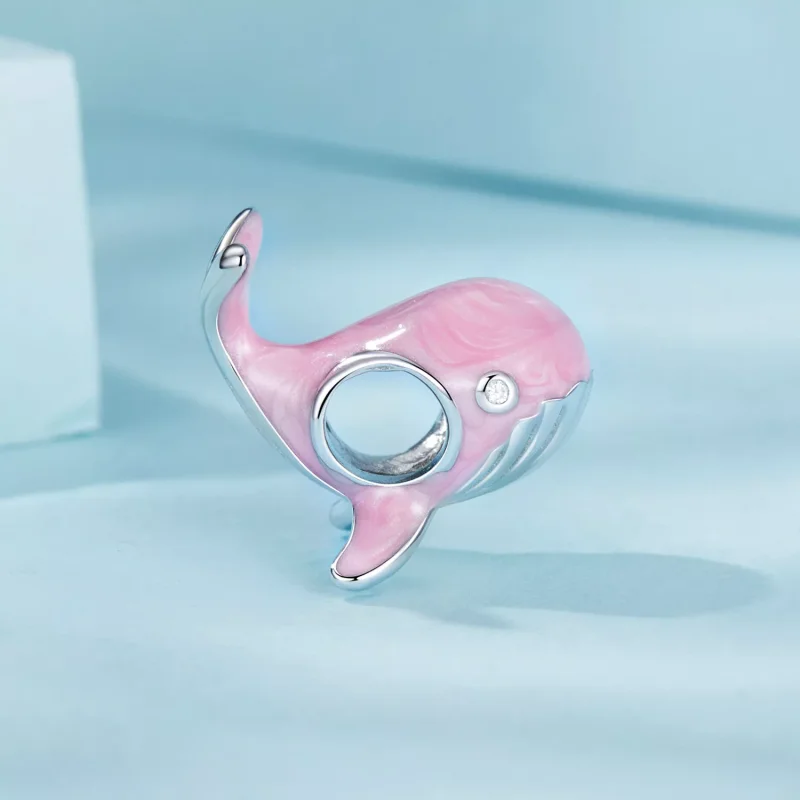 (resim) PANDORA Stil Pembe Balina Charm'ı - SCC2707 - Görüntüle 3