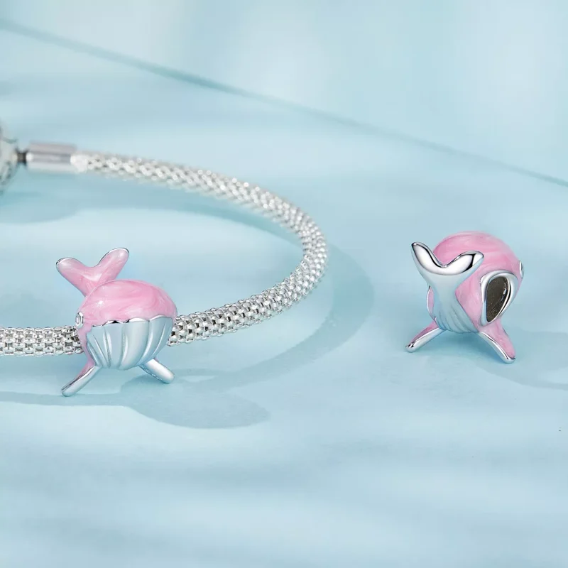 (resim) PANDORA Stil Pembe Balina Charm'ı - SCC2707 - Görüntüle 4