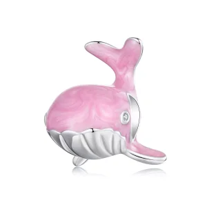 (resim) PANDORA Stil Pembe Balina Charm'ı - SCC2707