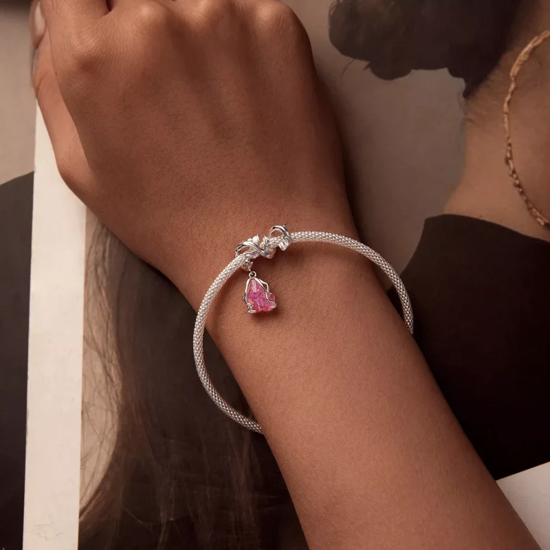 (resim) PANDORA Stil Solmuş Gül Charm - SCC2697 - Görüntüle 5