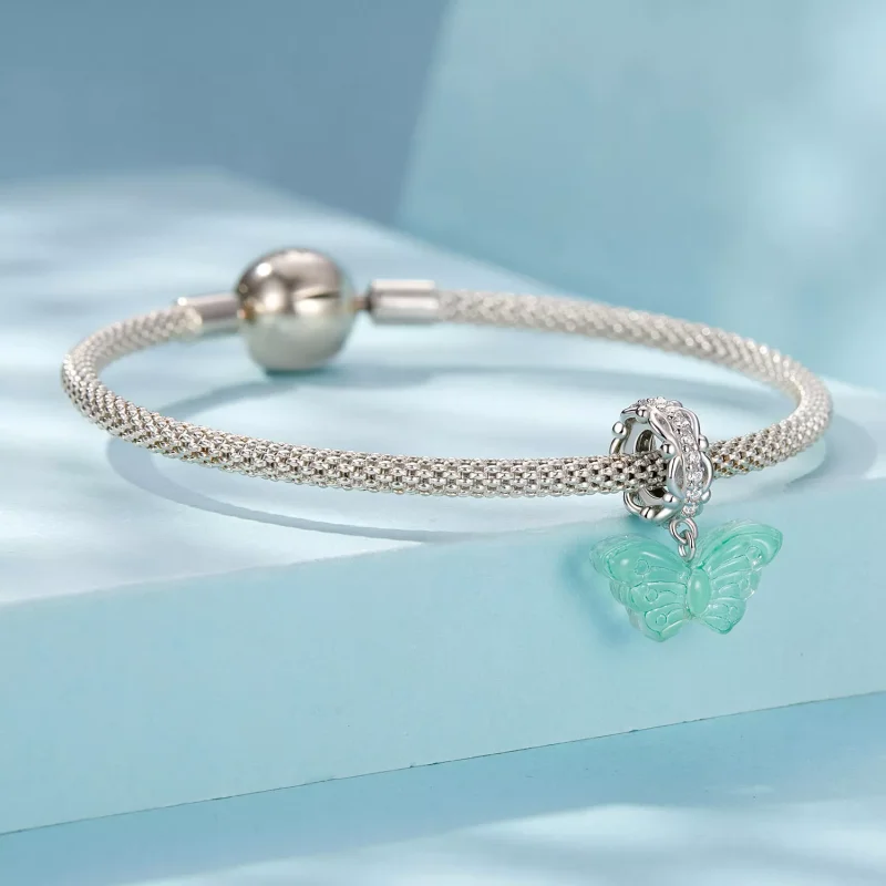 (resim) PANDORA Stil Yeşil Kelebek Charm - SCC2712 - Görüntüle 3