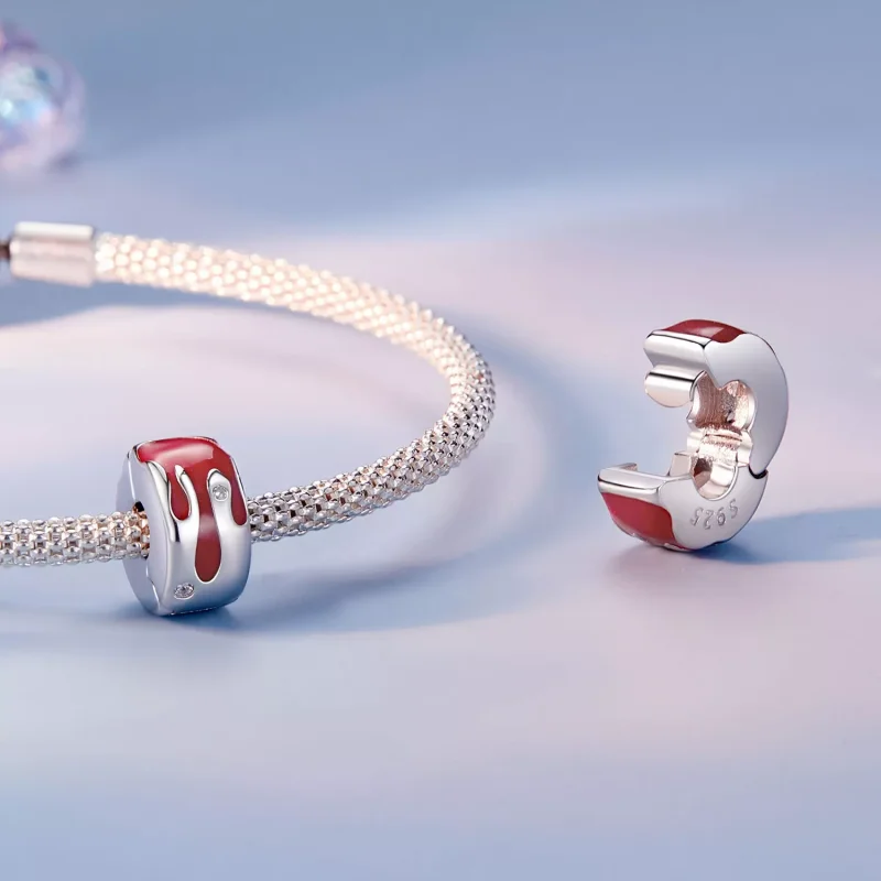 (resim) PANDORA Stili Erimiş Konumlandırma Toka Charm'ı - SCC2700 - Görüntüle 4