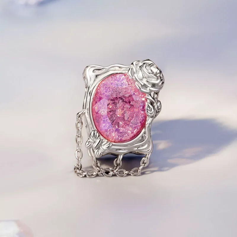 (resim) PANDORA Stili Solmuş Yağlıboya Tablo Gül Charm - SCC2698 - Görüntüle 2