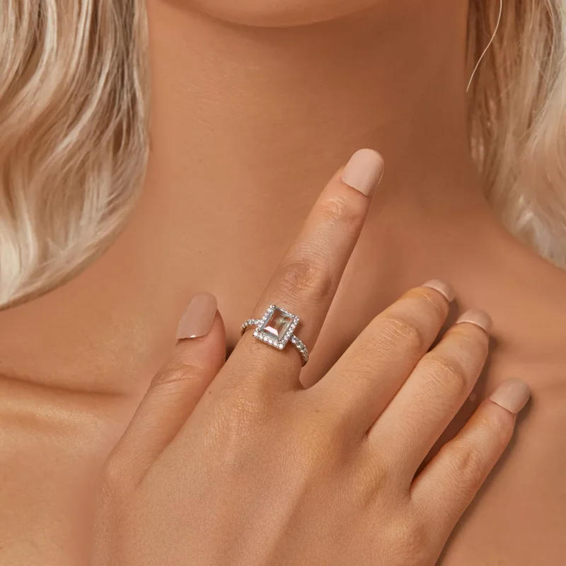 (resim) PANDORA Style Kız Çocuk Büyük Orta Taşlı Yüzük - SCR999 - Görüntüle 5