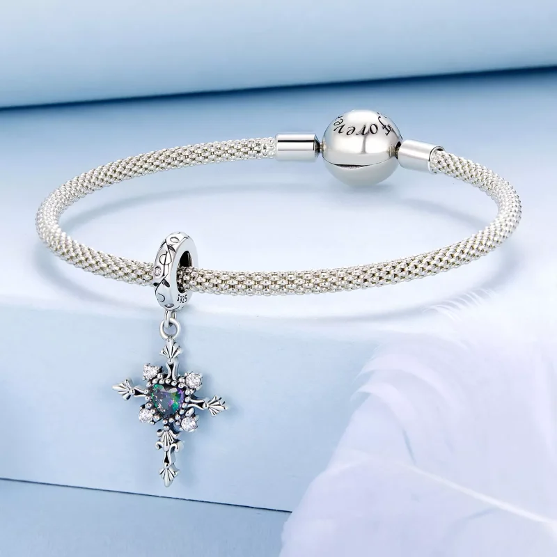 (resim) PANDORA Tarzı Haç Charm - BSC970 - Görüntüle 3