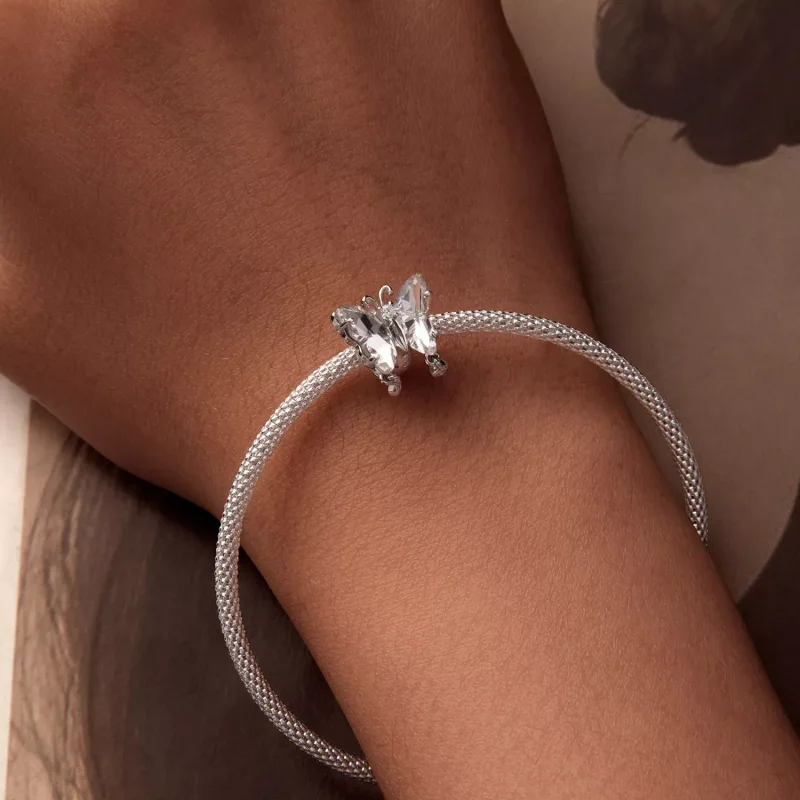 (resim) PANDORA Tarzı Işıltılı Kelebek Charm - BSC965 - Görüntüle 6