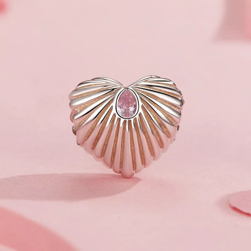 (resim) PANDORA Tarzı Kalp Charm - SCC2693 - Görüntüle 2