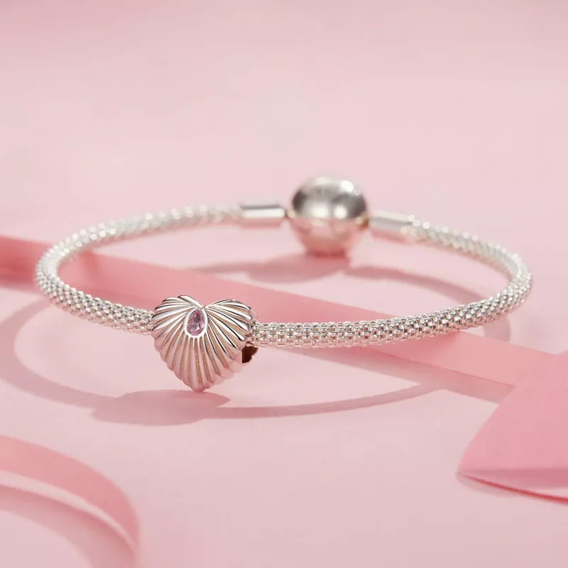 (resim) PANDORA Tarzı Kalp Charm - SCC2693 - Görüntüle 3