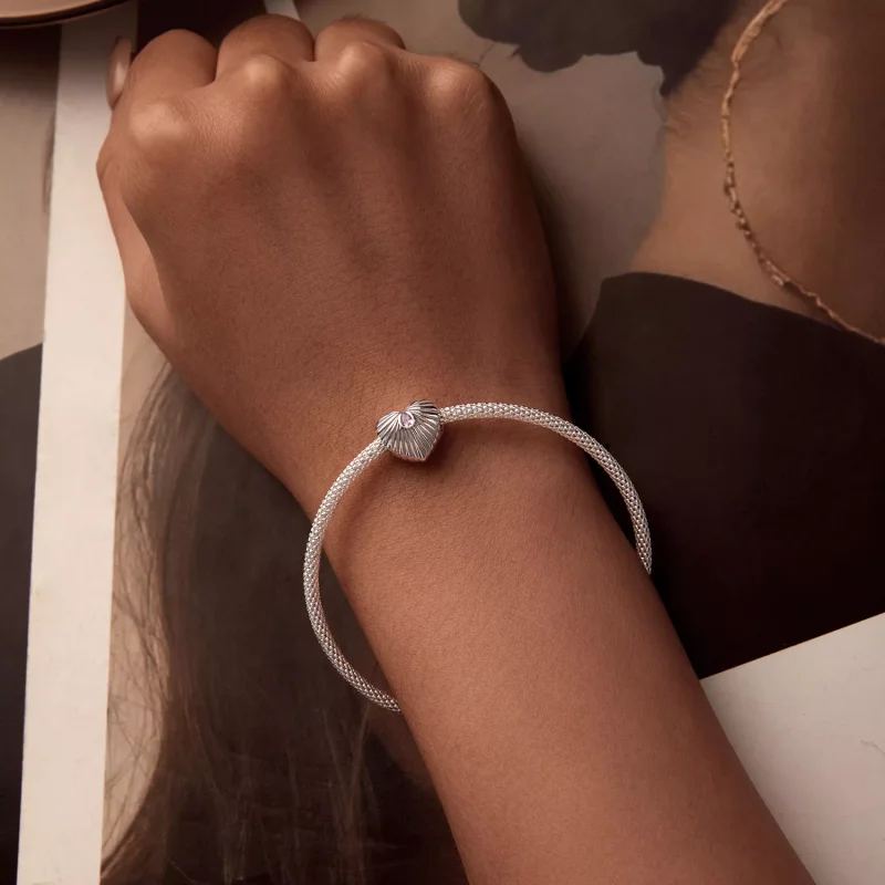 (resim) PANDORA Tarzı Kalp Charm - SCC2693 - Görüntüle 5