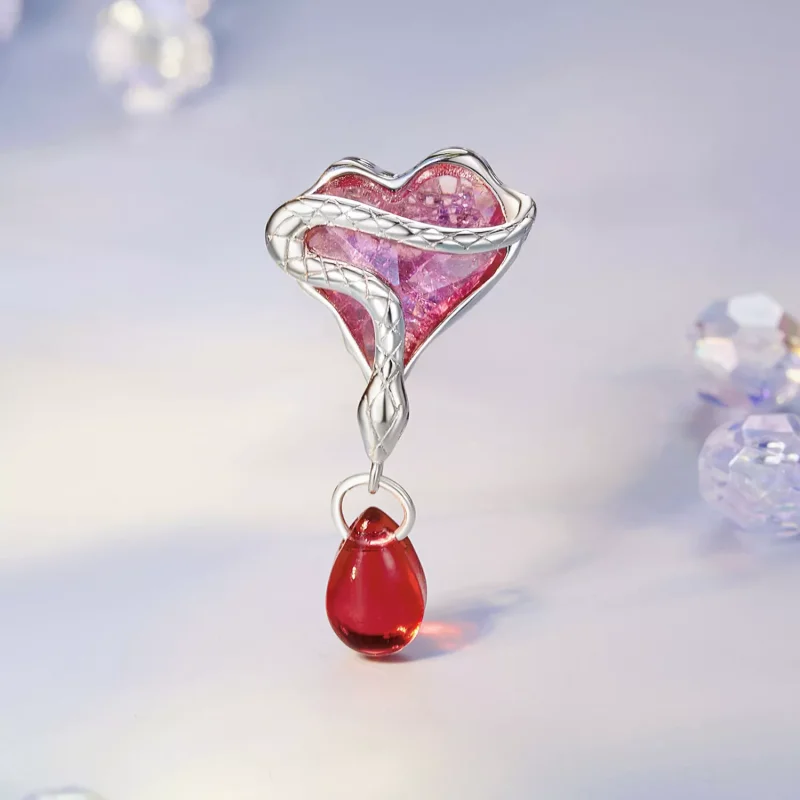 (resim) PANDORA Tarzı Kanlı Yılan Charm - SCC2699 - Görüntüle 2