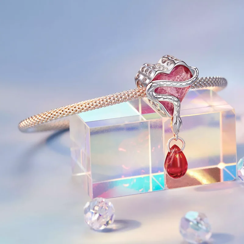 (resim) PANDORA Tarzı Kanlı Yılan Charm - SCC2699 - Görüntüle 3