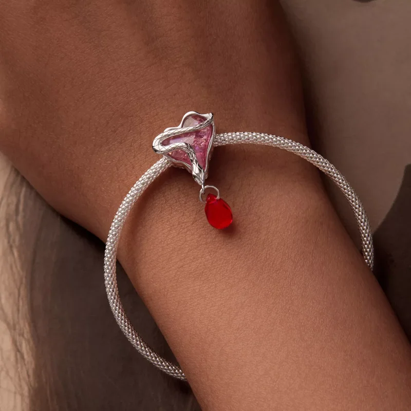 (resim) PANDORA Tarzı Kanlı Yılan Charm - SCC2699 - Görüntüle 6