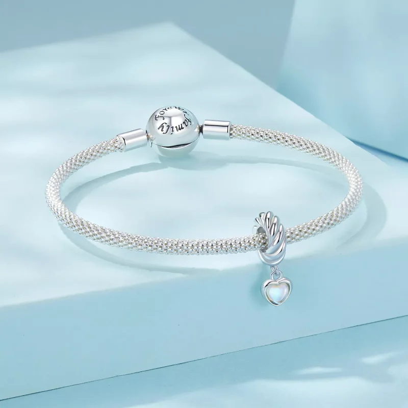 (resim) PANDORA Stil Akıllı Kalp Silikon Ara Boncuk - SCC2755 - Görüntüle 4