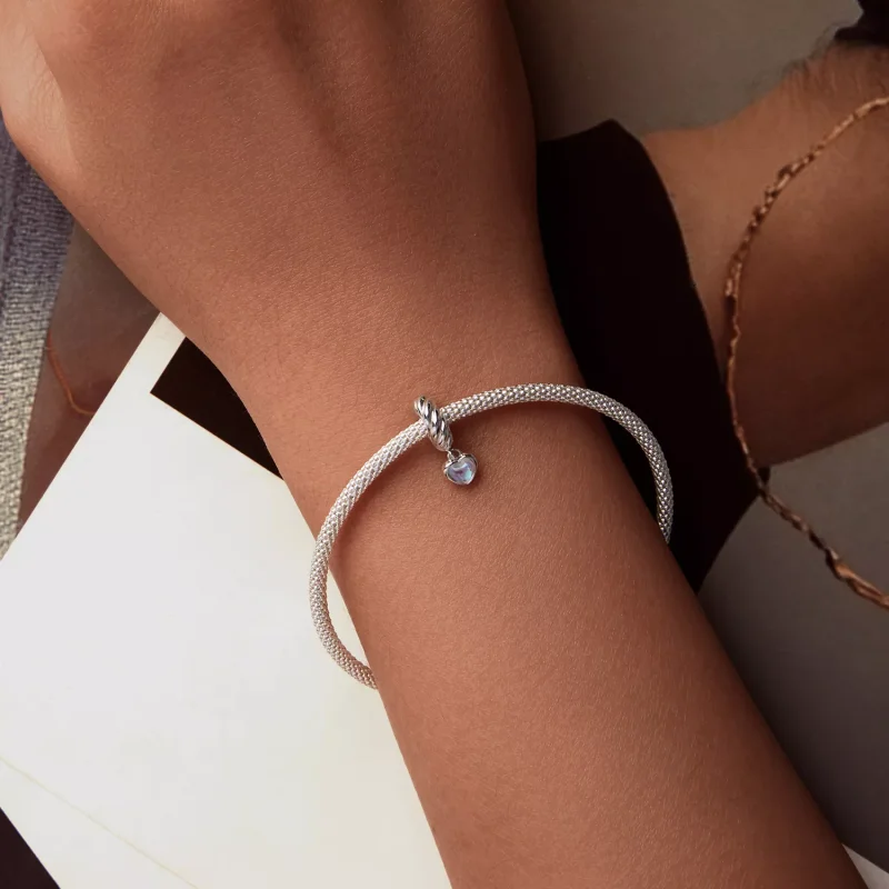 (resim) PANDORA Stil Akıllı Kalp Silikon Ara Boncuk - SCC2755 - Görüntüle 6