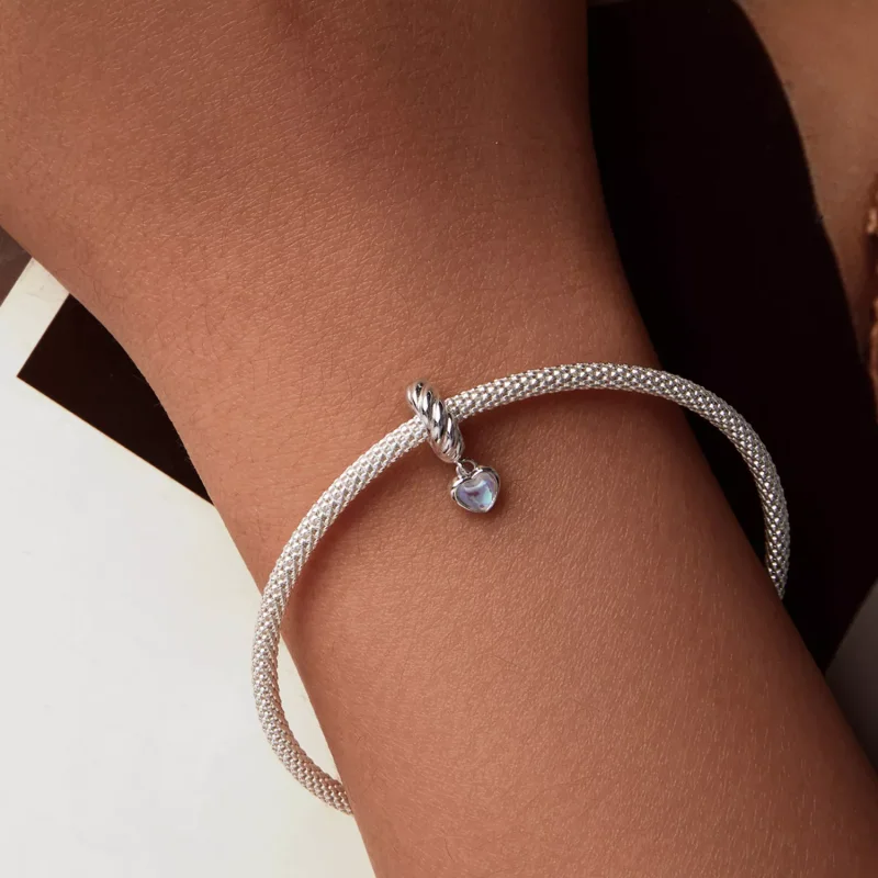 (resim) PANDORA Stil Akıllı Kalp Silikon Ara Boncuk - SCC2755 - Görüntüle 7