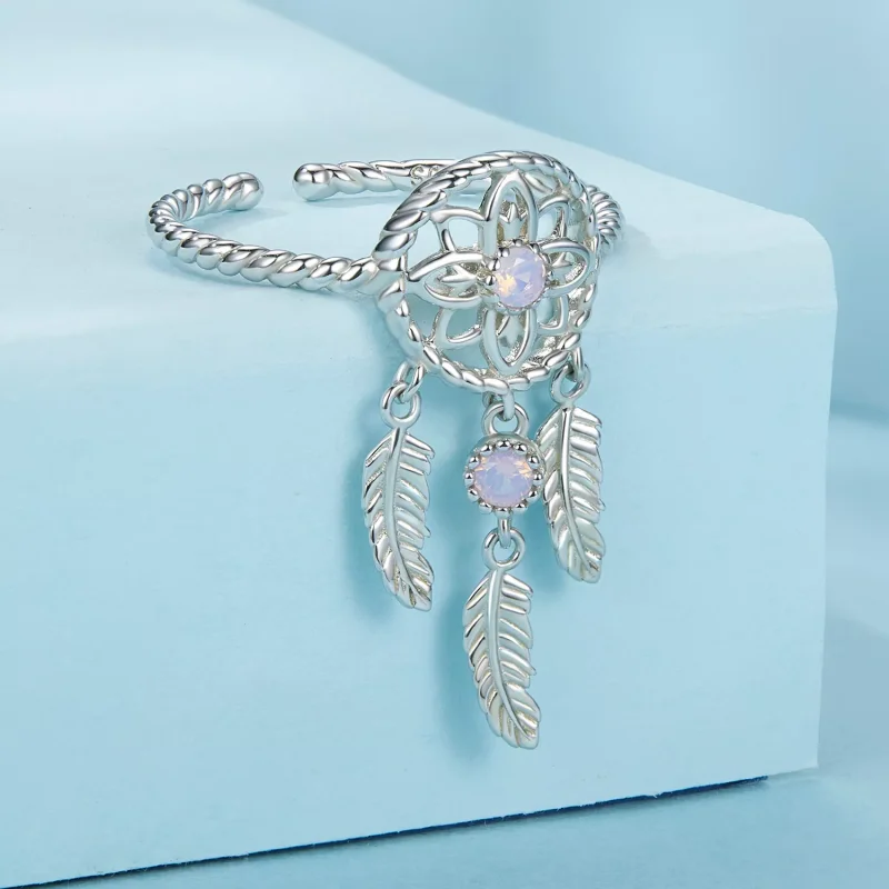 (resim) PANDORA Stil Dream Catcher Açık Halka - SCR1022-E - Görüntüle 2