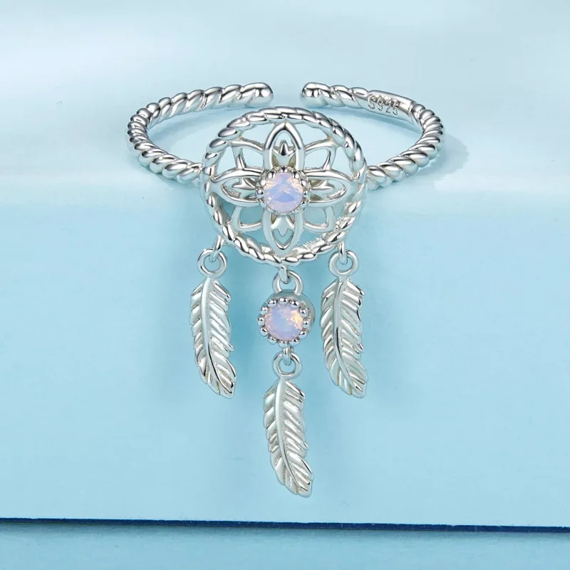 (resim) PANDORA Stil Dream Catcher Açık Halka - SCR1022-E - Görüntüle 3