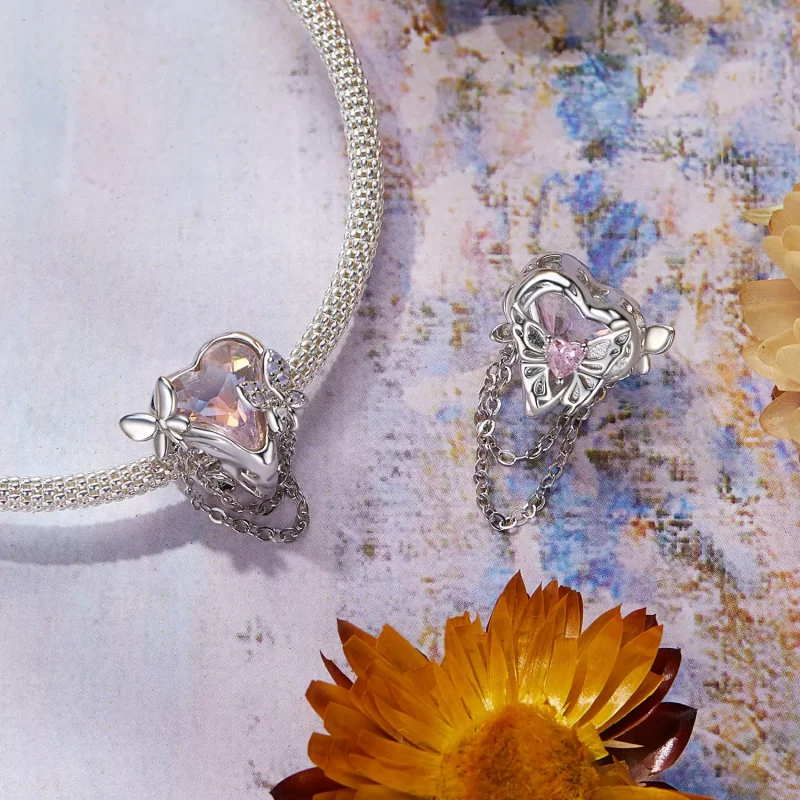 (resim) PANDORA Stil Monet Kelebek Boncuk - BSC986 - Görüntüle 4