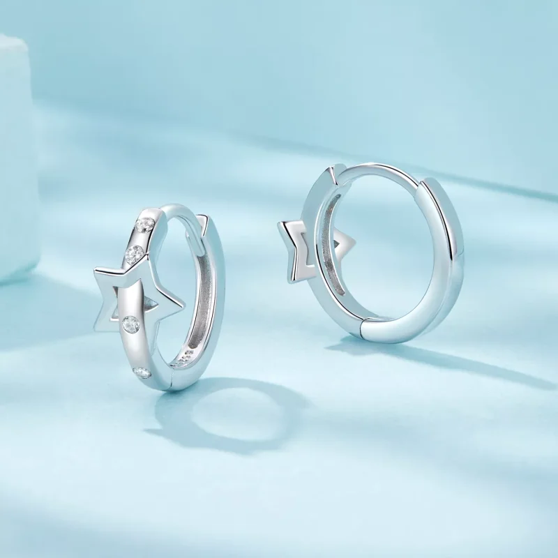 (resim) PANDORA Stil Yıldız Kemer Kulak Tokası Charms - SCE1726 - Görüntüle 3