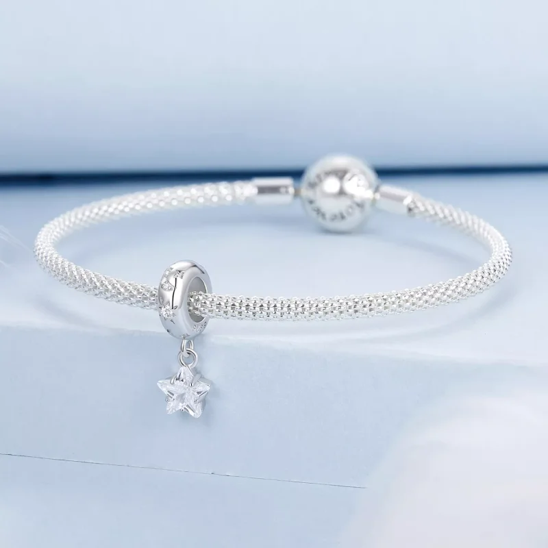 (resim) PANDORA Stili Starlight Silikon Ara Parça Boncuk - BSC984 - Görüntüle 3
