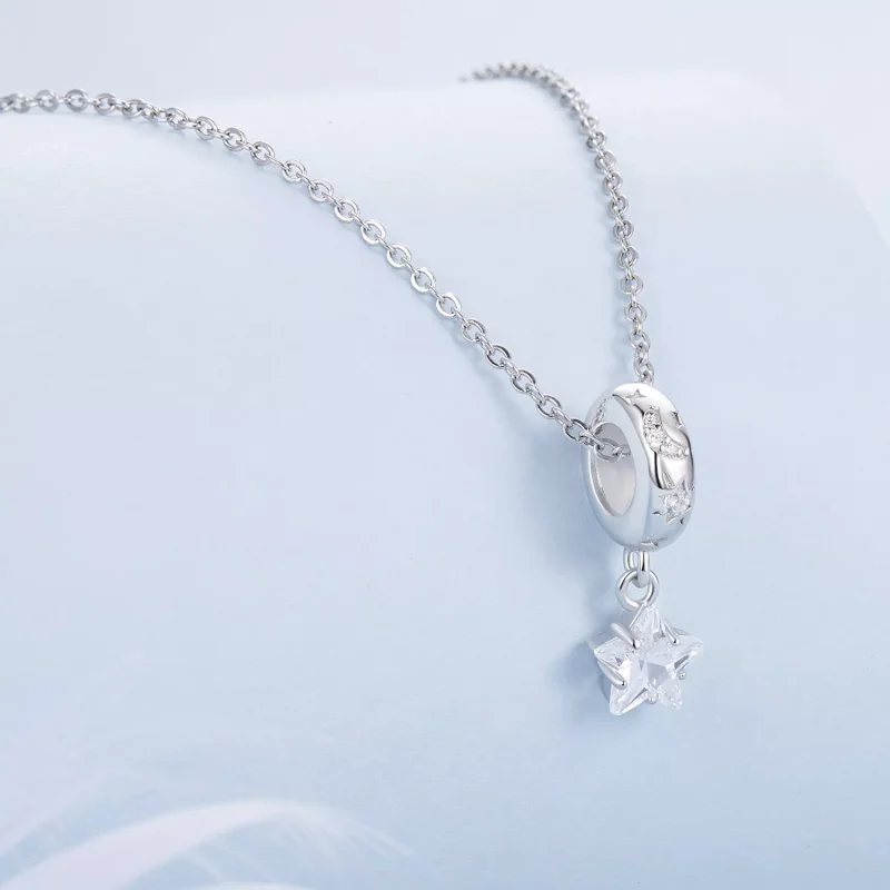 (resim) PANDORA Stili Starlight Silikon Ara Parça Boncuk - BSC984 - Görüntüle 5