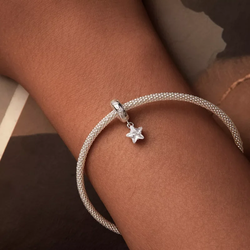 (resim) PANDORA Stili Starlight Silikon Ara Parça Boncuk - BSC984 - Görüntüle 7