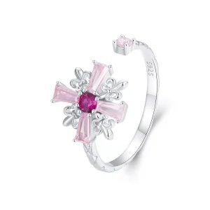 (resim) PANDORA Style Iris Cross Açık Halka - BSR526-E