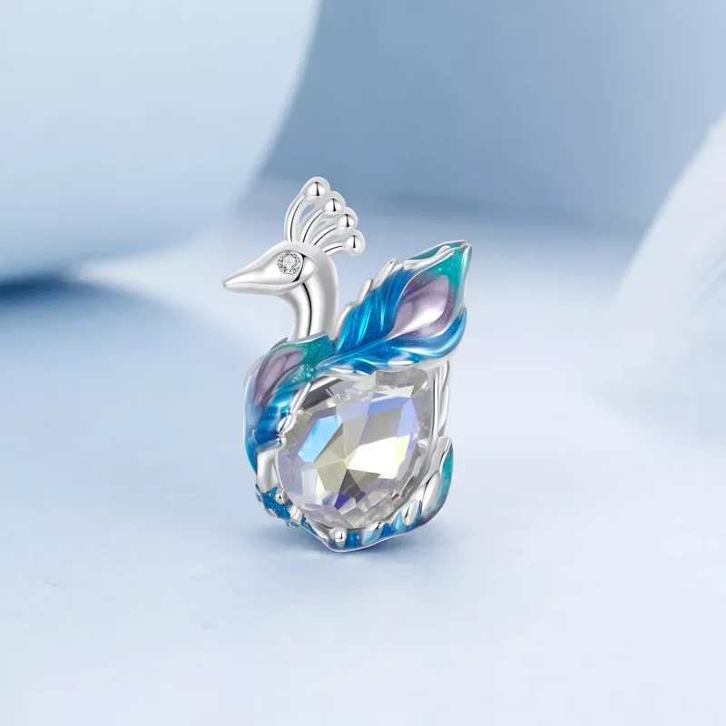 (resim) PANDORA Tarzı Tavuskuşu Boncukları - BSC979 - Görüntüle 2
