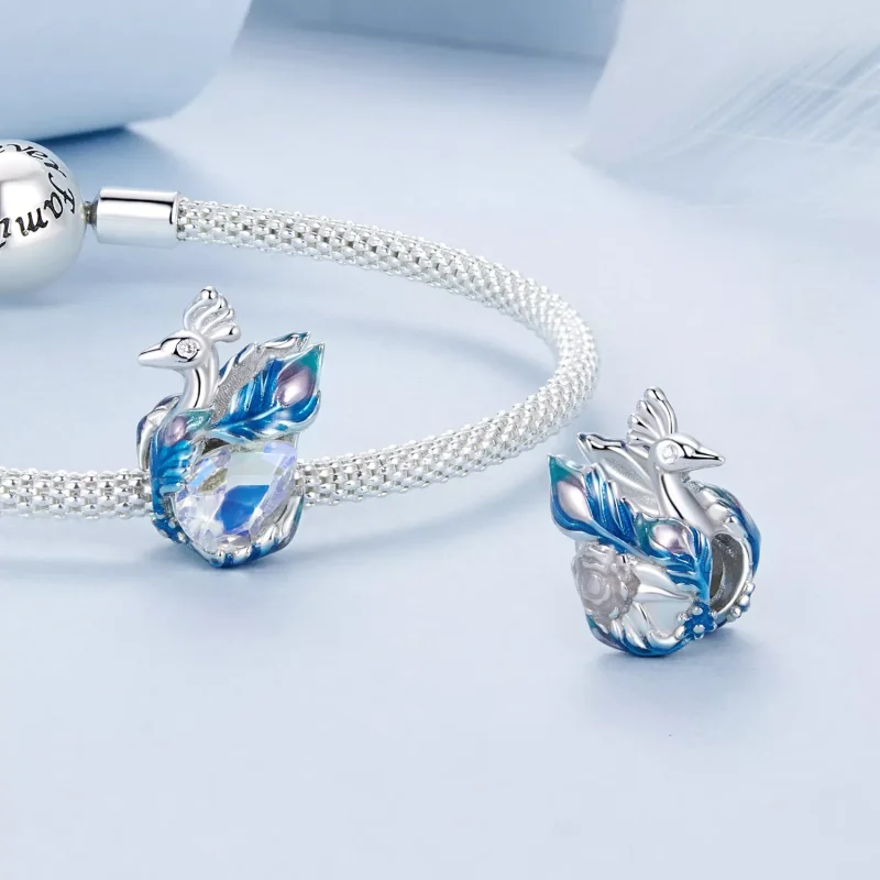 (resim) PANDORA Tarzı Tavuskuşu Boncukları - BSC979 - Görüntüle 4