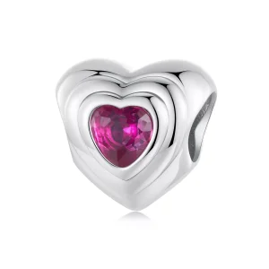 (resim) PANDORA Stil Aşk Kalp Klasik Halo charm - SCC2776