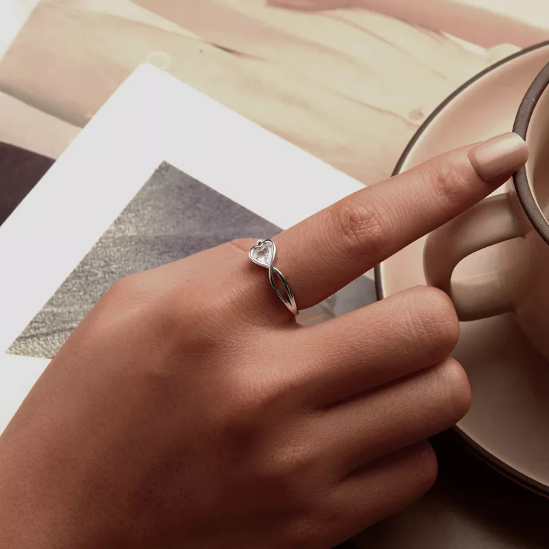 (resim) PANDORA Stil Aşk Sonsuzluk Yüzük - BSR550 - Görüntüle 5