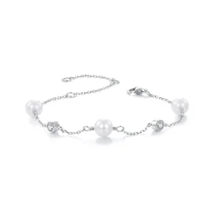 (resim) PANDORA Stil Deniz Ritmi 0,1ct Bileklik (tek sertifikalı) - MSB017