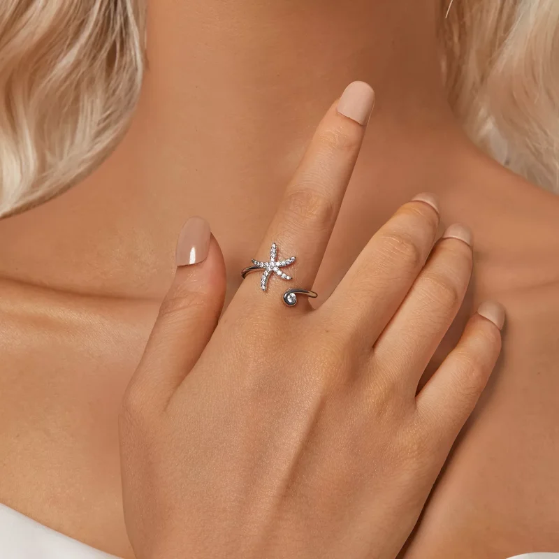 (resim) PANDORA Stil Denizyıldızı Açık Halka - BSR560-E - Görüntüle 6