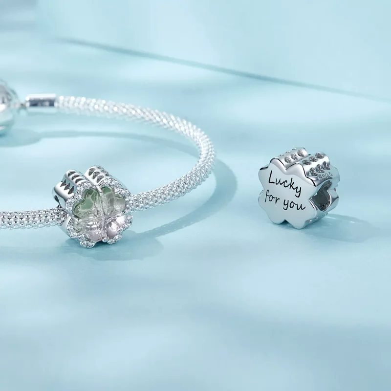 (resim) PANDORA Stil Dört Yapraklı Yonca charm - SCC2803 - Görüntüle 4
