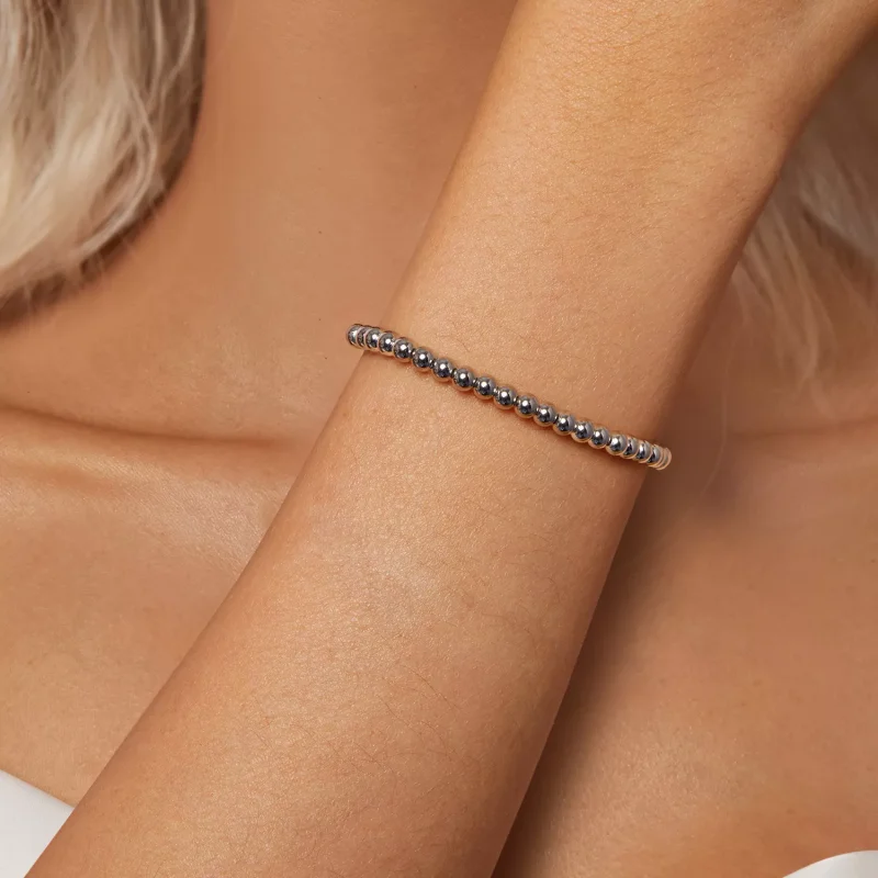 (resim) PANDORA Stil Gümüş Boncuklu Bileklik - BSB175 - Görüntüle 5