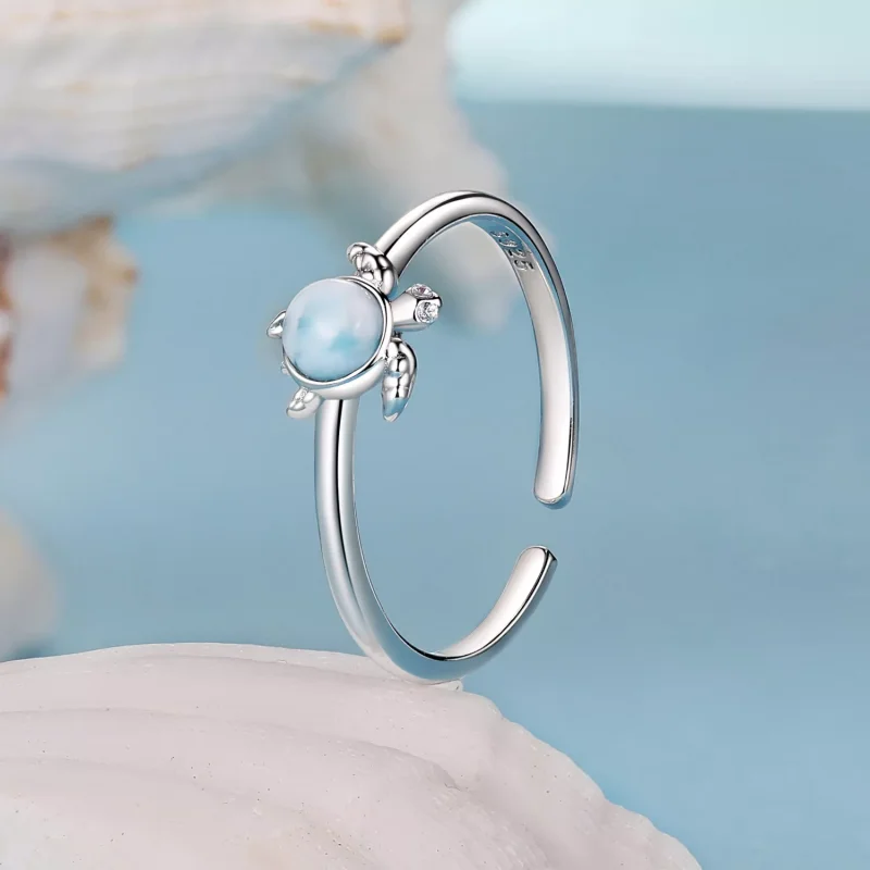 (resim) PANDORA Stil Kaplumbağa Yüzük - BSR553-E - Görüntüle 2