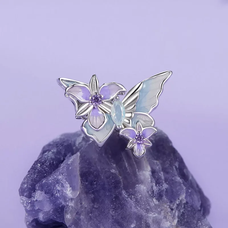 (resim) PANDORA Stil Kelebek İris charm'ı - BSC1030 - Görüntüle 2