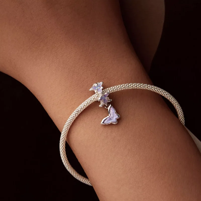 (resim) PANDORA Stil Kelebek İris Kolye Ucu - BSC1033 - Görüntüle 7