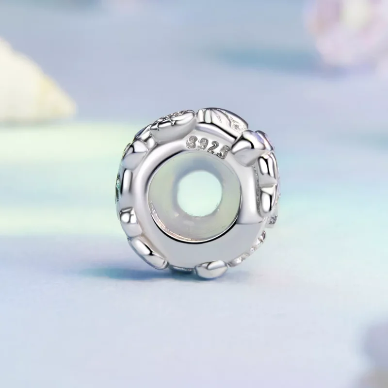 (resim) PANDORA Stil Mavi Okyanus Silikon Spacer Charm - BSC1019 - Görüntüle 3