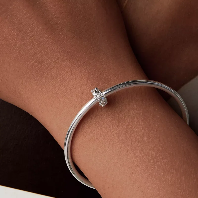 (resim) PANDORA Stil Mavi Okyanus Silikon Spacer Charm - BSC1019 - Görüntüle 7