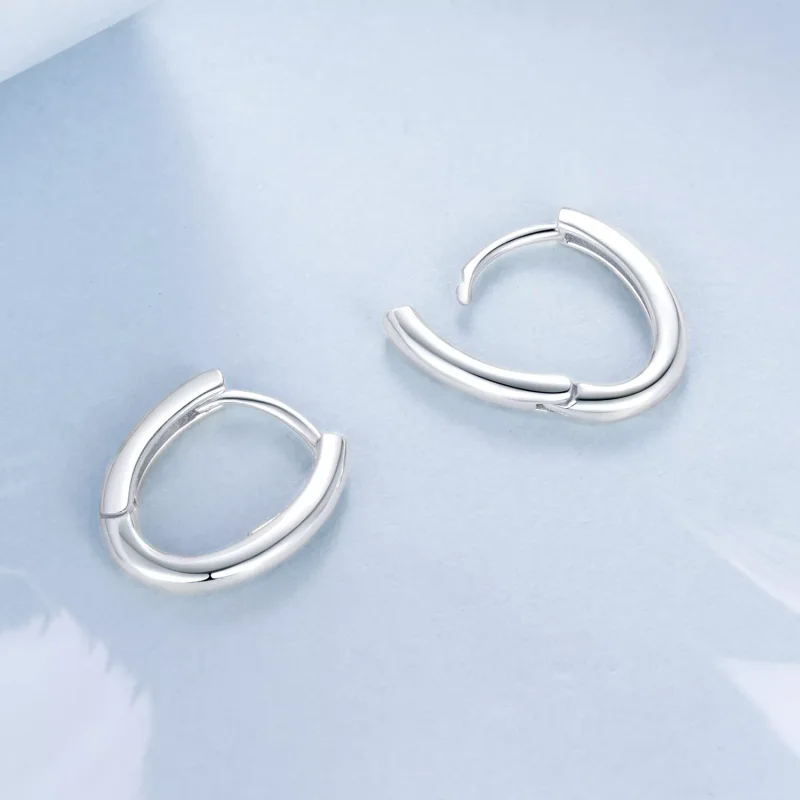 (resim) PANDORA Stil Oval küpe - BSE1015-A - Görüntüle 4