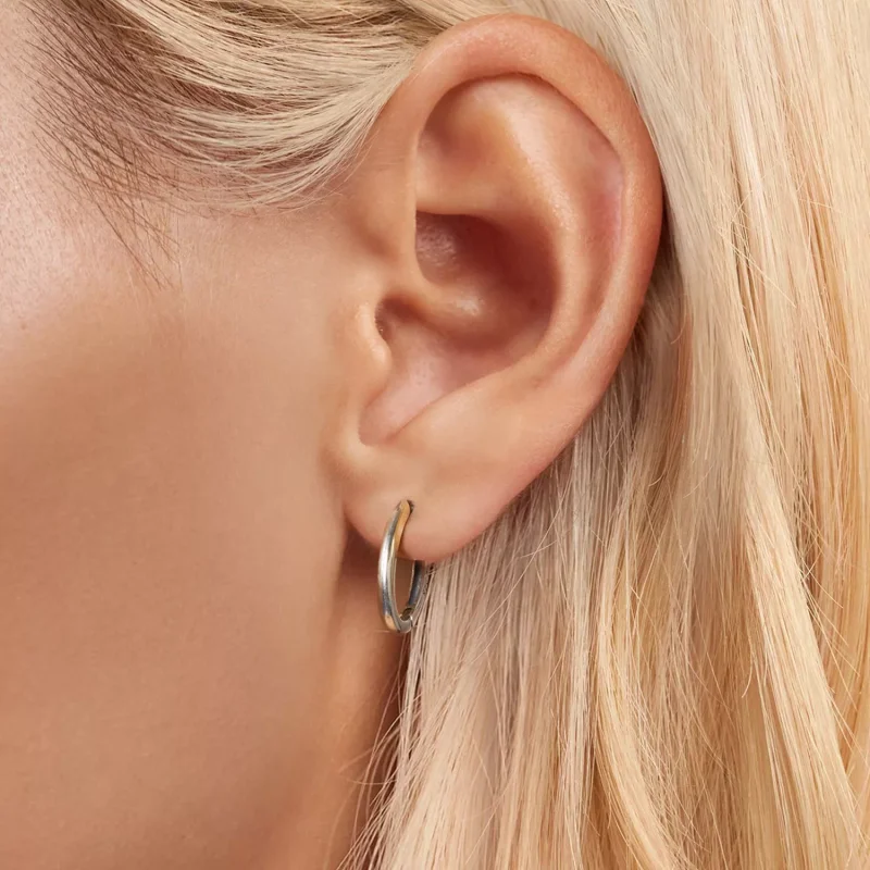 (resim) PANDORA Stil Oval küpe - BSE1015-A - Görüntüle 5