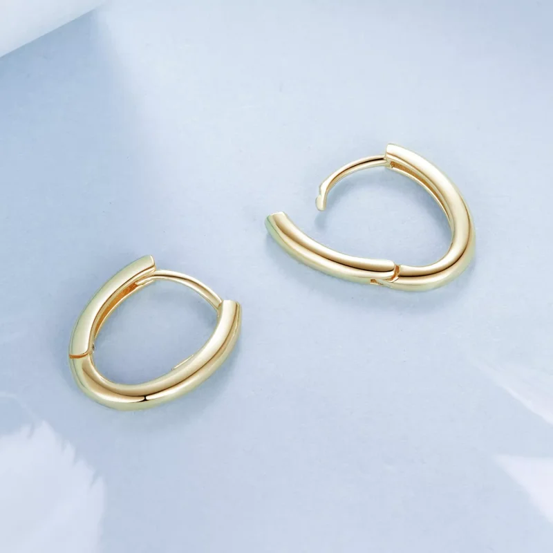 (resim) PANDORA Stil Oval küpe - BSE1015-B - Görüntüle 4
