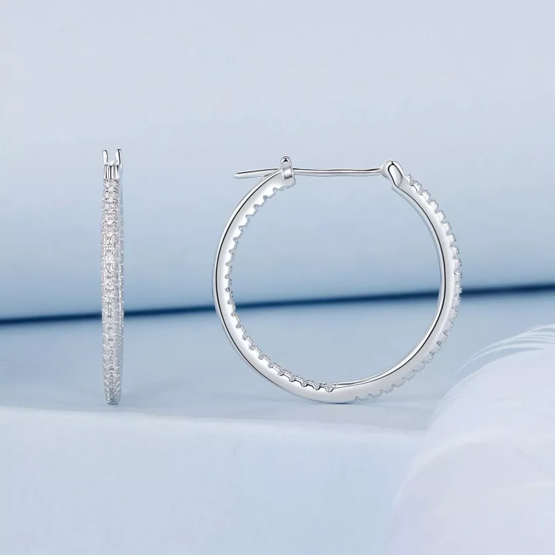 (resim) PANDORA Stil Parıltılı küpe - BSE1023-M - Görüntüle 2