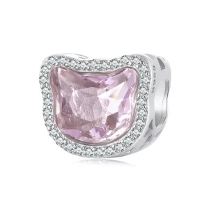 (resim) PANDORA Stil Pembe Kedi charm'ı - BSC1020