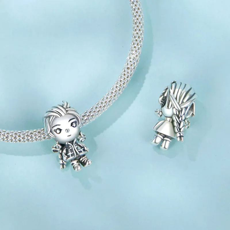 (resim) PANDORA Stil Punk Kız Charm - SCC2793 - Görüntüle 4